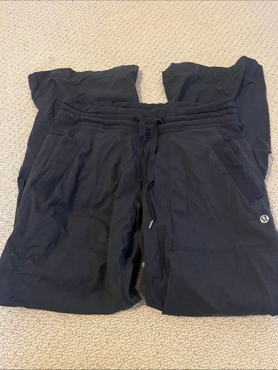 lululemon athletica Pants - lululemon dance studio pants 4 black athletica Black Ribbed Jogger Pants